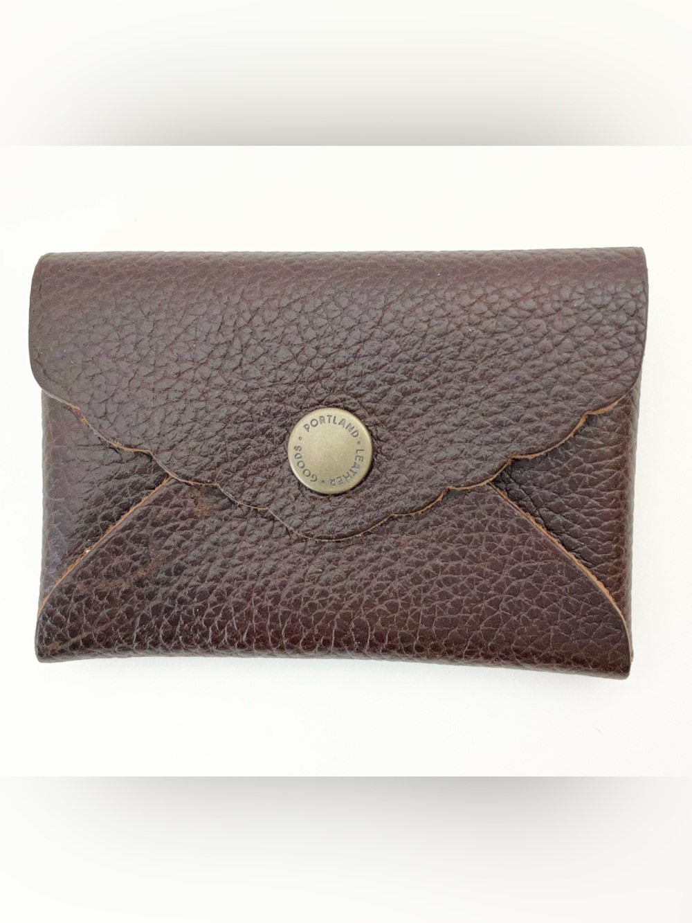 Portland Leather Mini Daisy Wallet in Coldbrew-NEW
